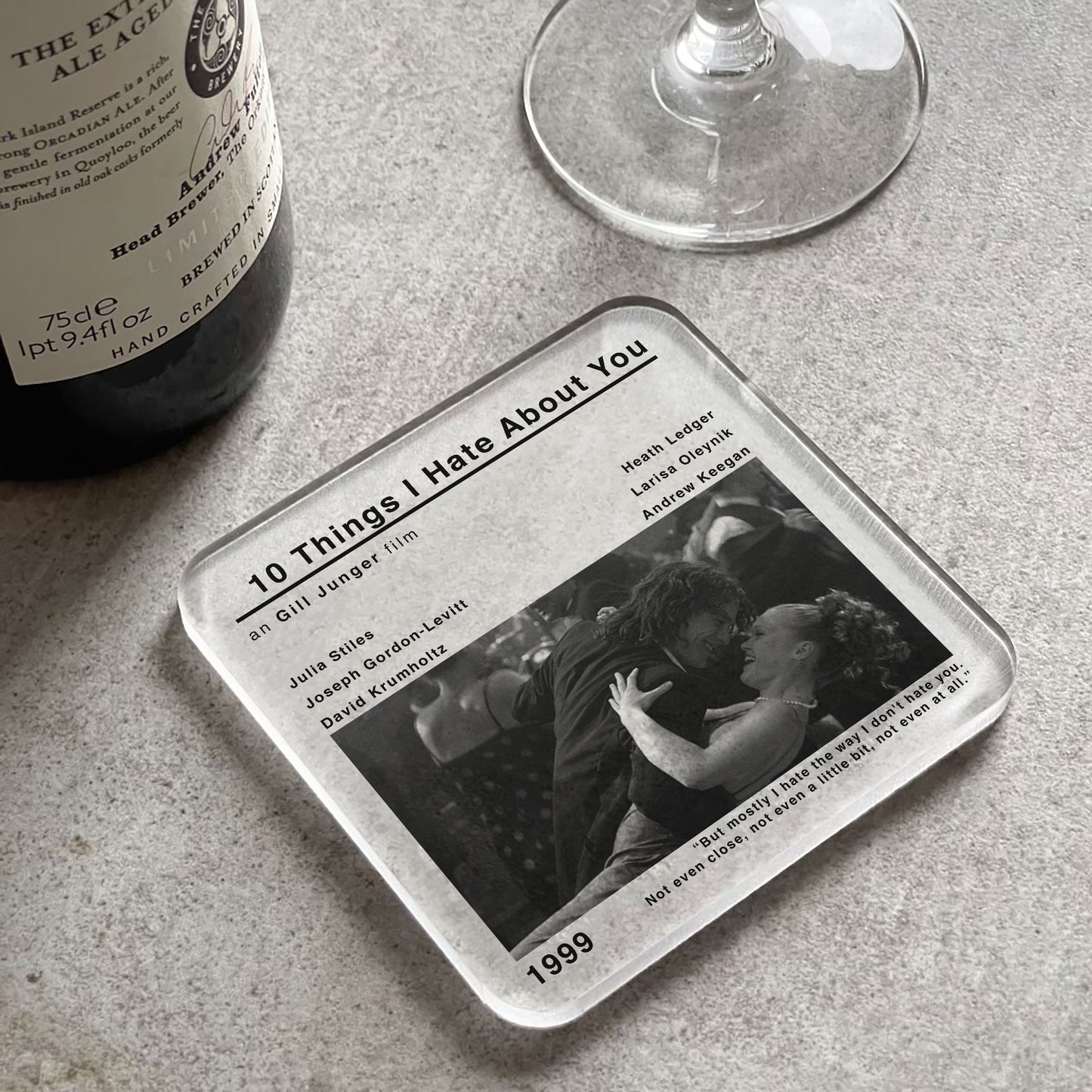 10 Things I Hate About You Movie Film Coaster