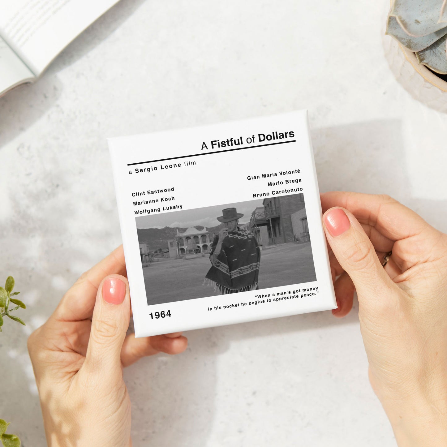 A Fistful of Dollars Movie Film Coaster