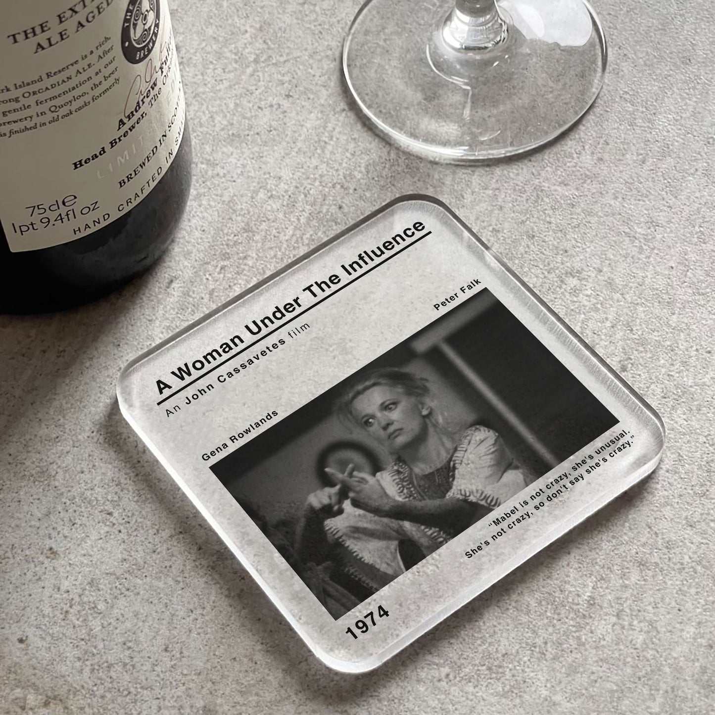 A Woman Under The Influence Movie Film Coaster