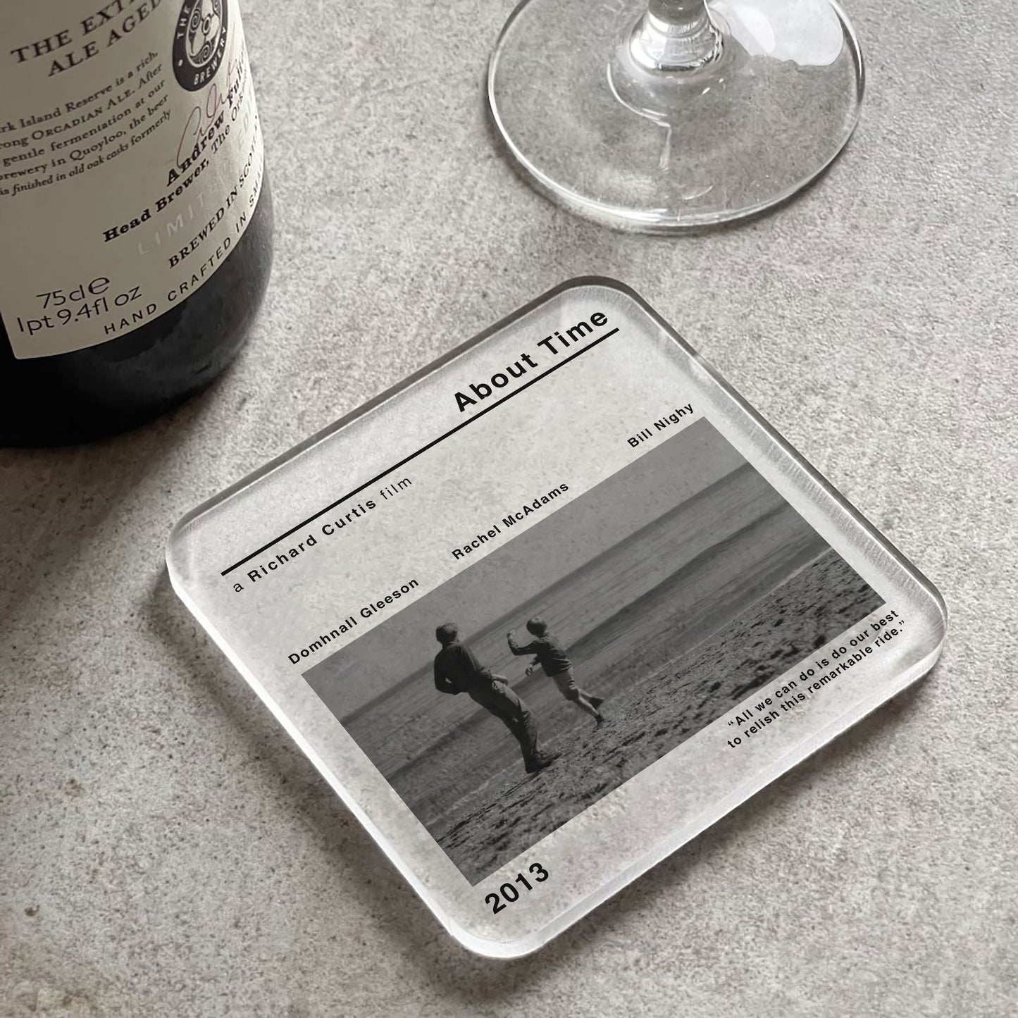 About Time Movie Film Coaster