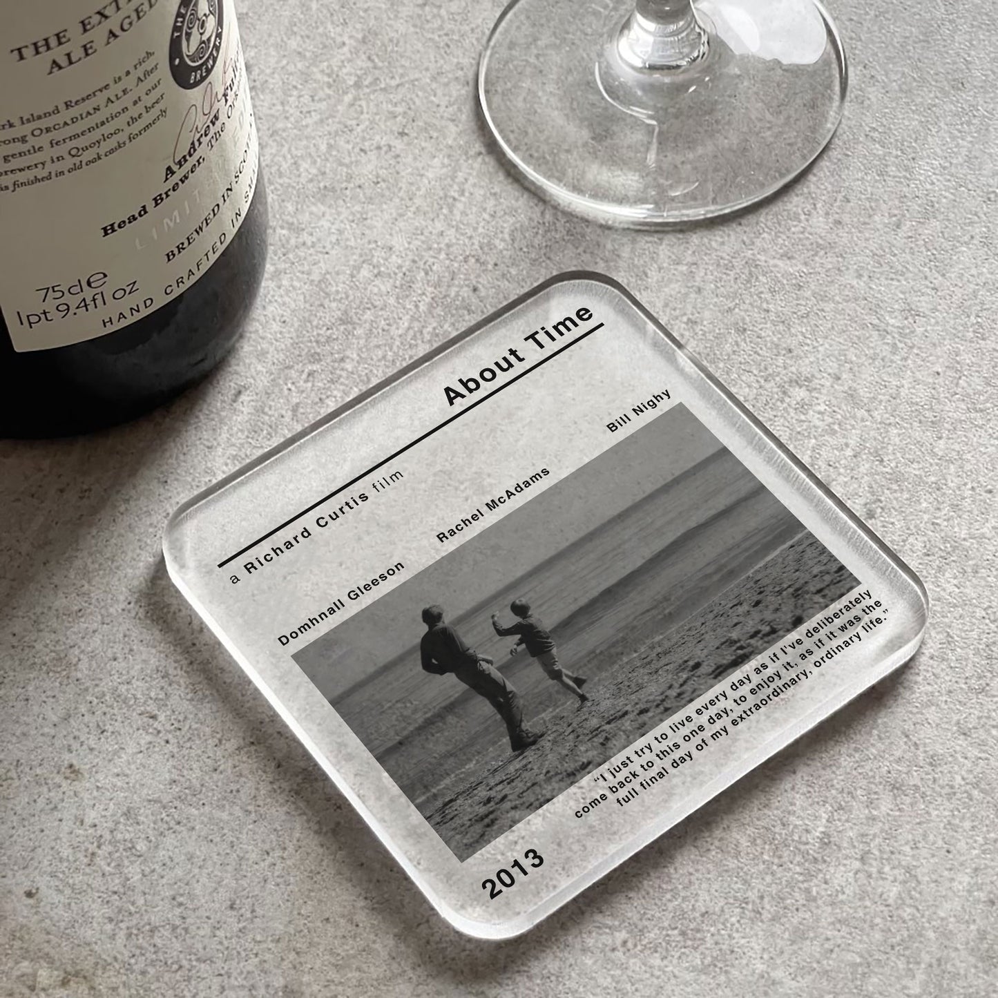 About Time Movie Film Coaster