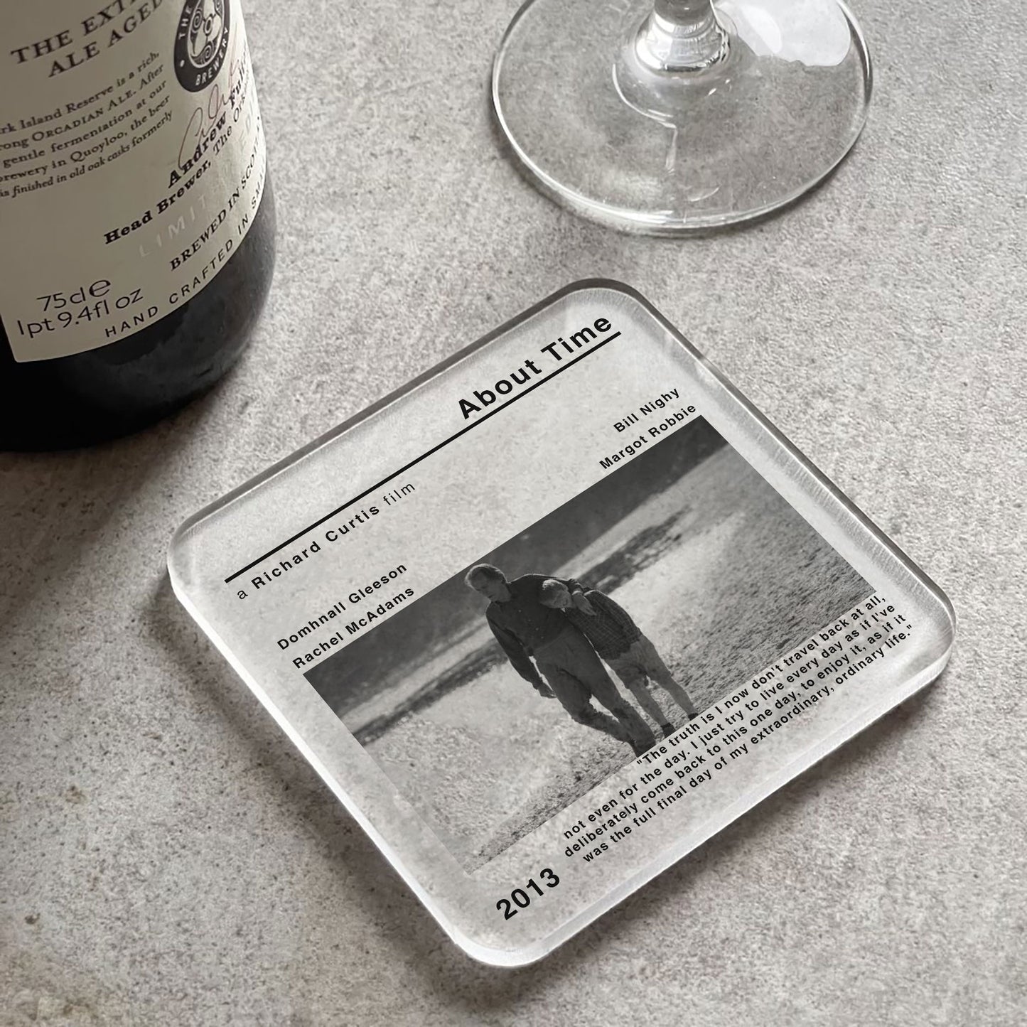 About Time Movie Film Coaster