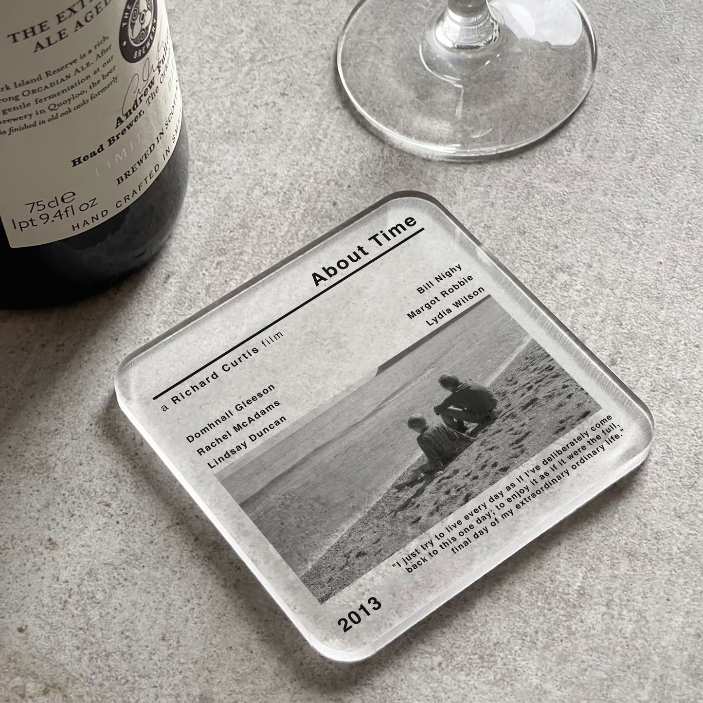 About Time Movie Film Coaster