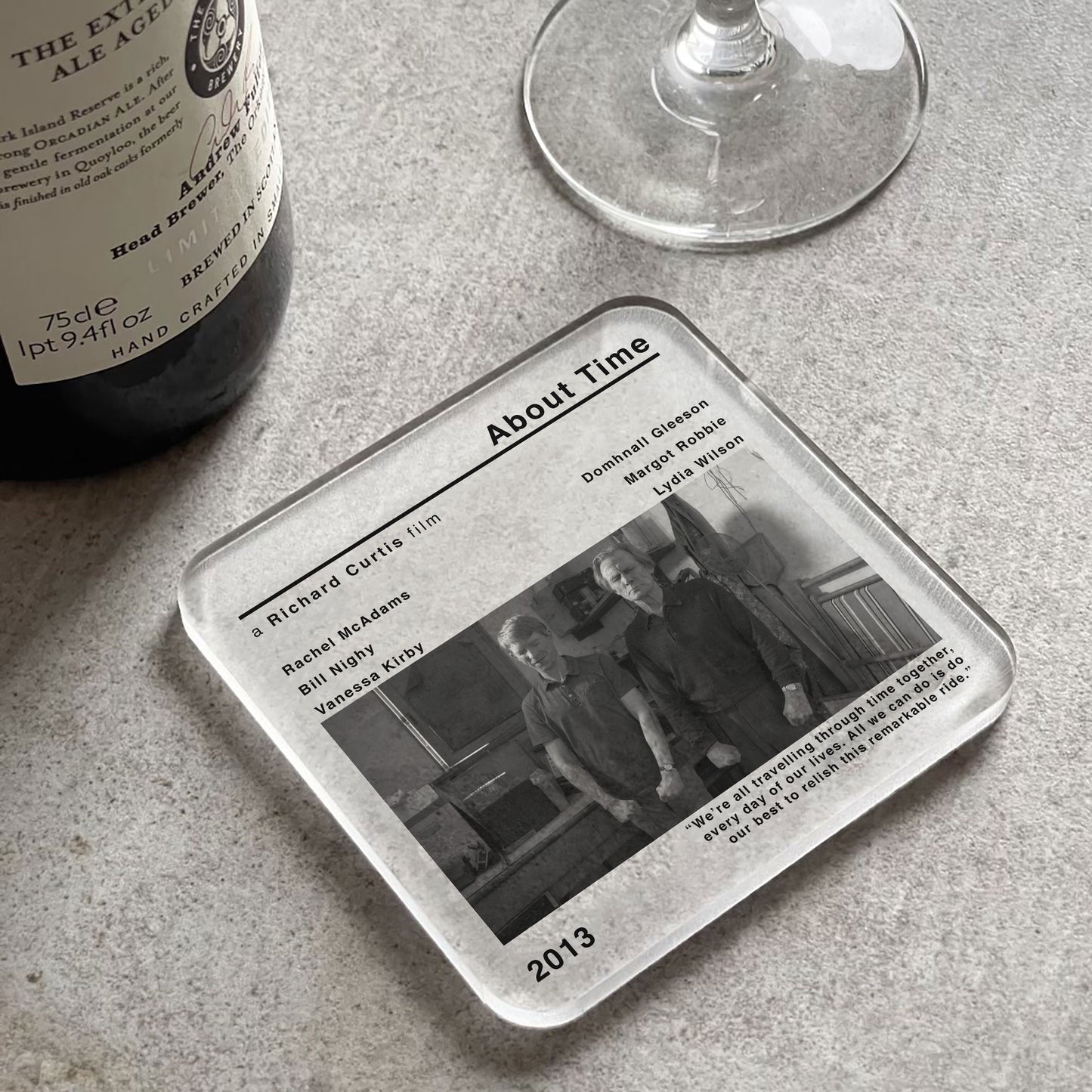 About Time Movie Film Coaster