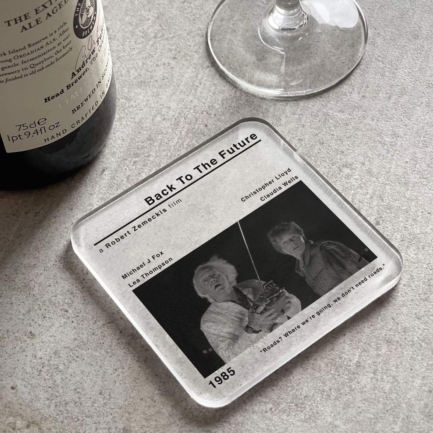 Back To The Future Movie Film Coaster