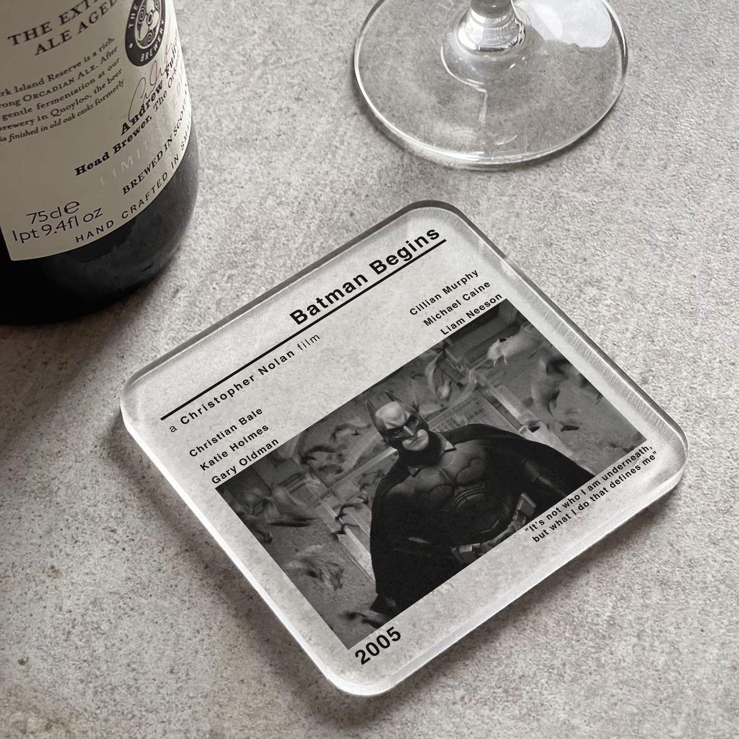 Batman Begins Movie Film Coaster
