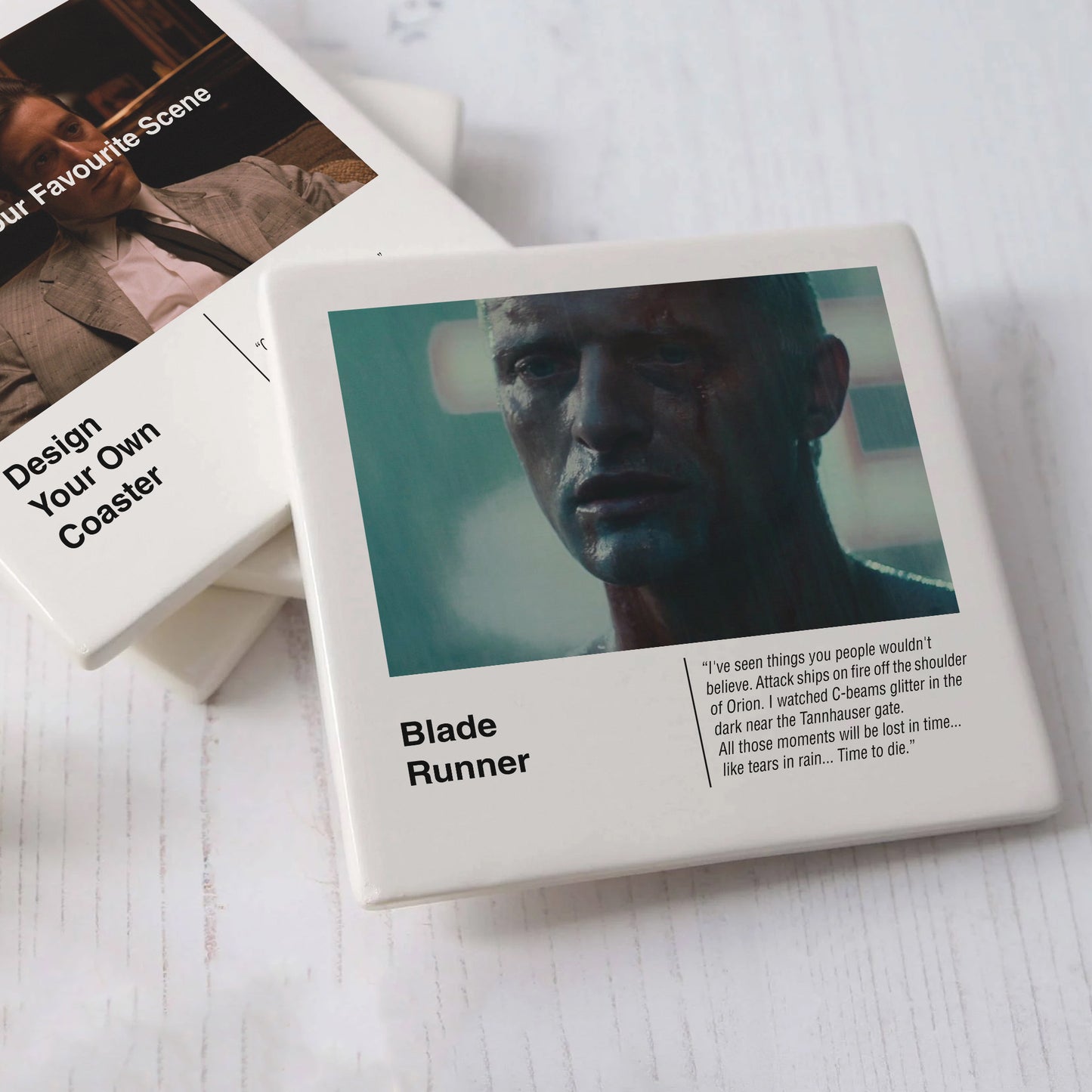 Blade Runner Tears In Rain Movie Drinks Coaster