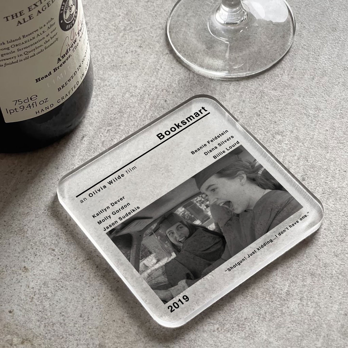 Booksmart Movie Film Coaster