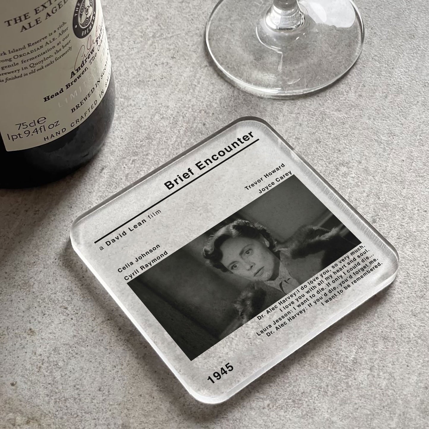 Brief Encounter Movie Film Coaster