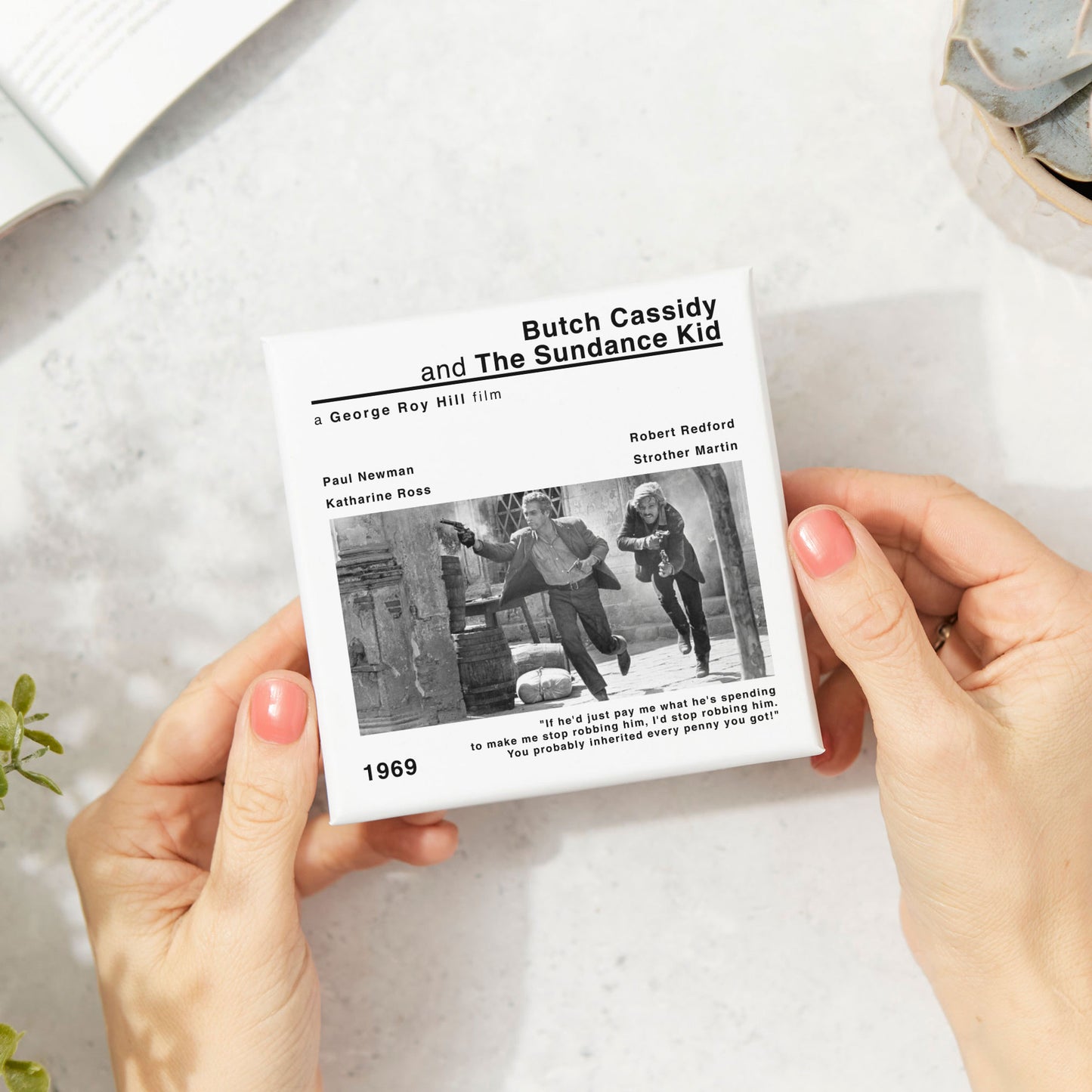 Butch Cassidy And The Sundance Kid Movie Film Coaster