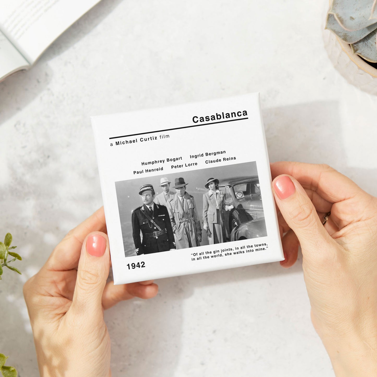 Casablanca Movie Film Coaster