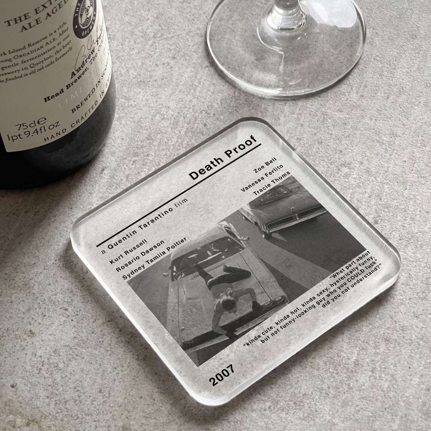 Death Proof Movie Film Coaster