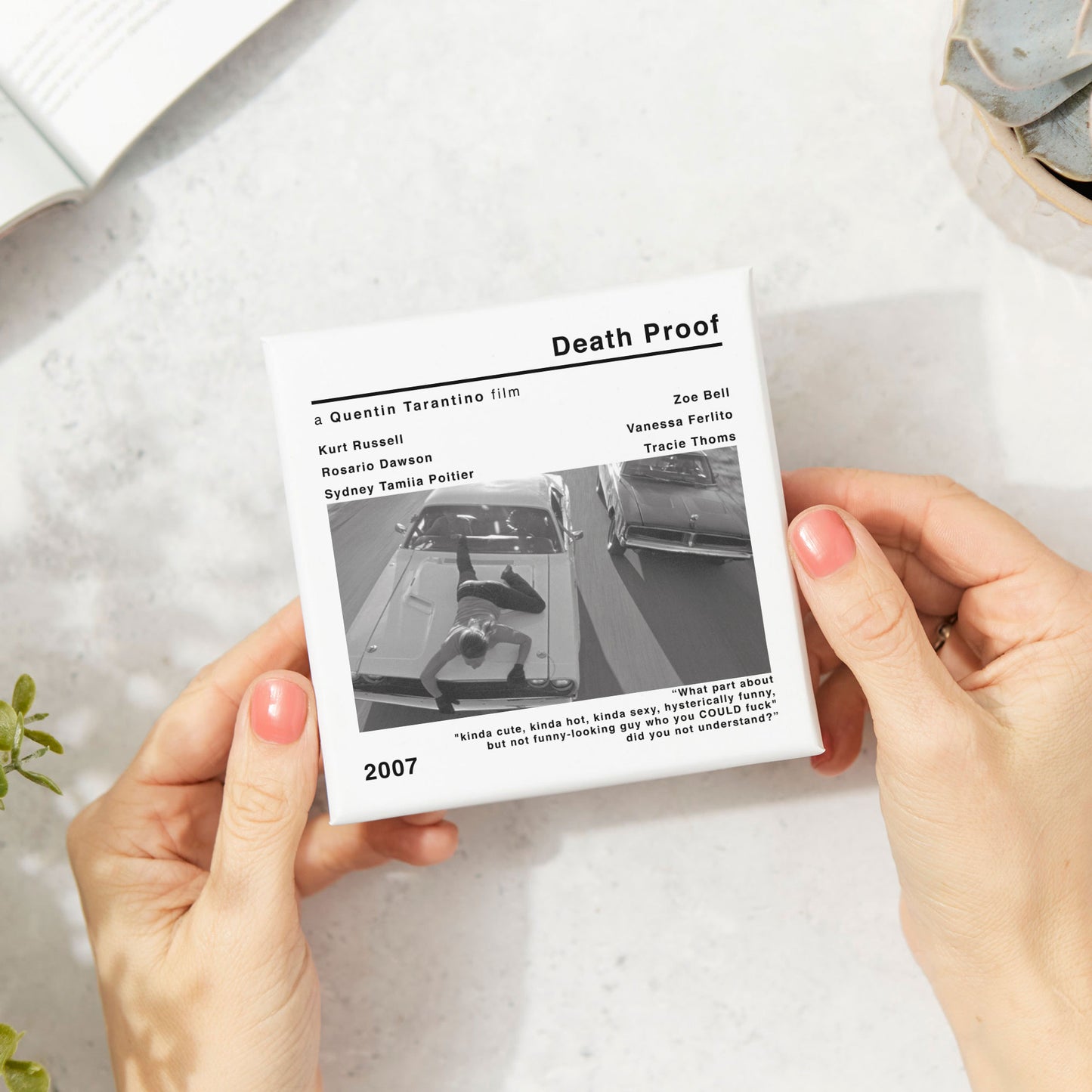 Death Proof Movie Film Coaster