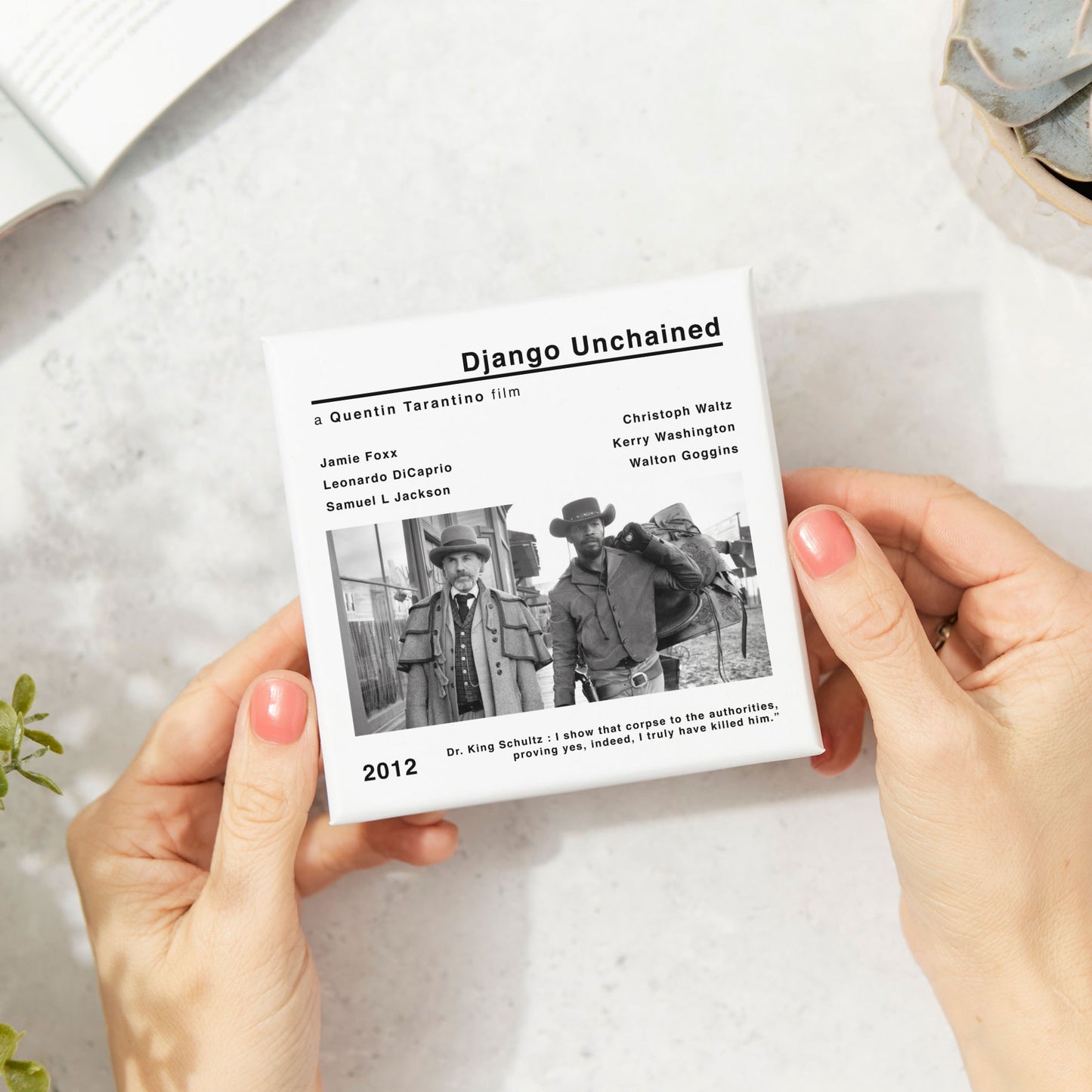 Django Unchained Movie Film Coaster