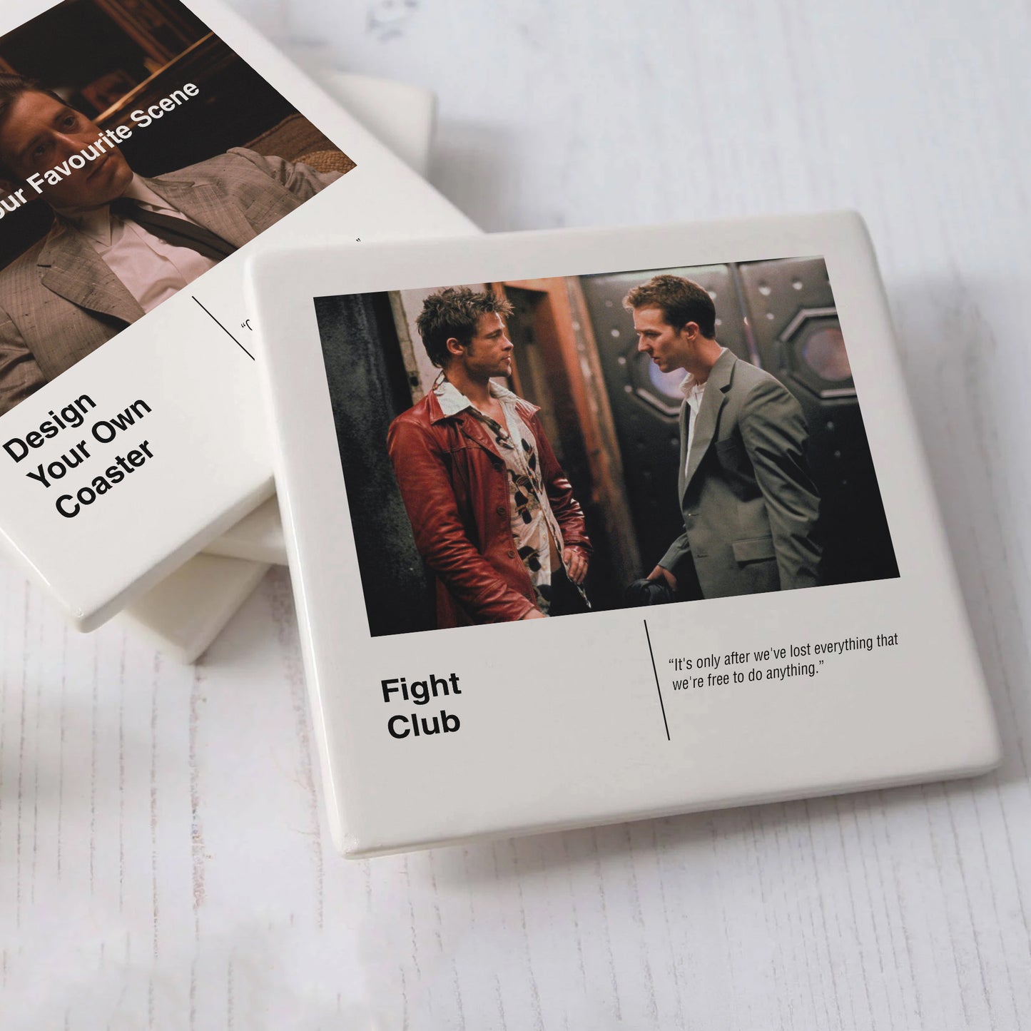 Fight Club Ceramic Movie Drinks Coaster