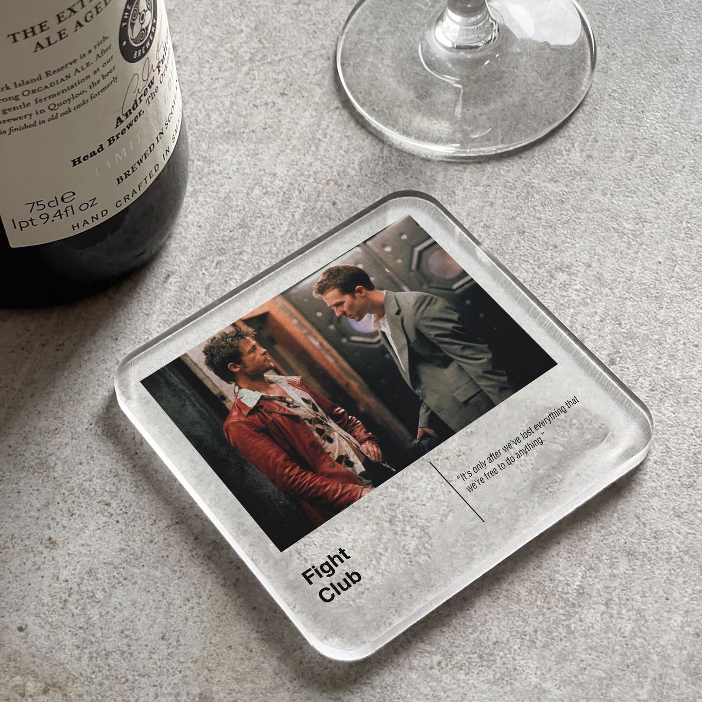 Fight Club Movie Drinks Coaster