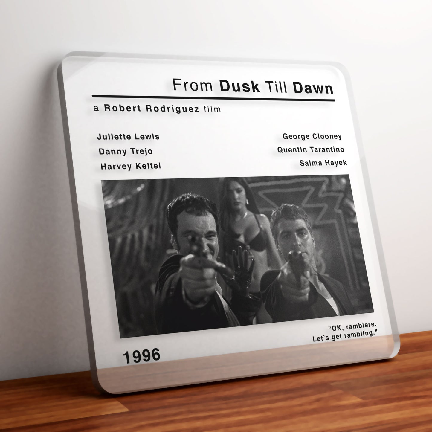 From Dusk Til Dawn Movie Film Coaster