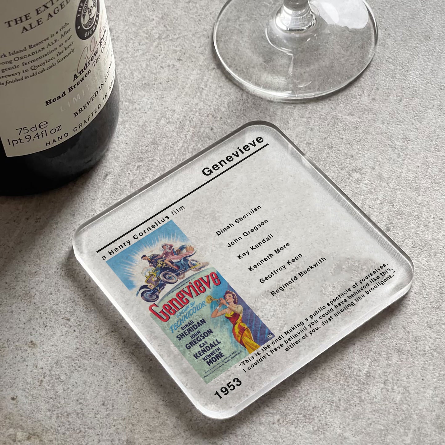 Genevieve Movie Film Coaster