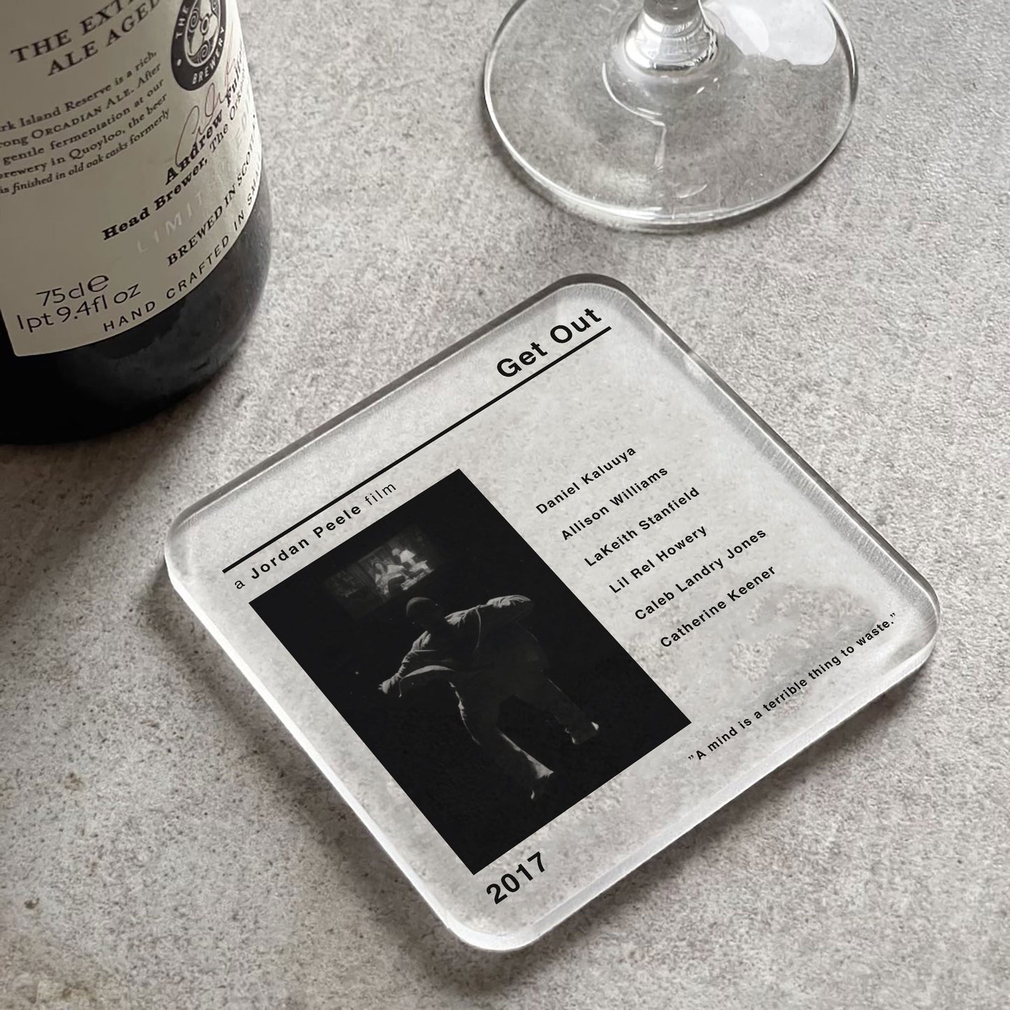 Get Out Movie Film Coaster
