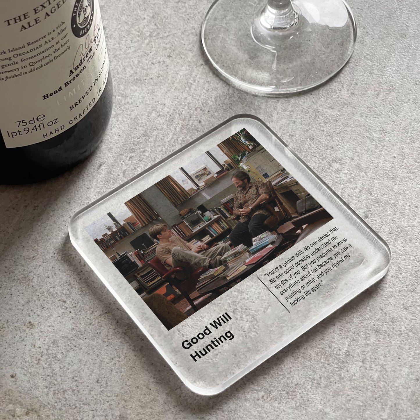 Good Will Hunting Movie Drinks Coaster