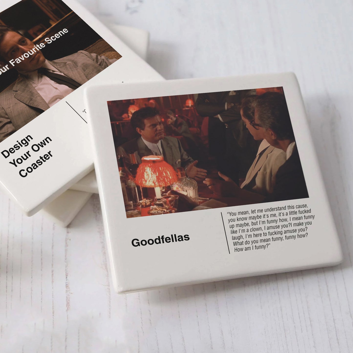 Goodfellas Ceramic Movie Drinks Coaster