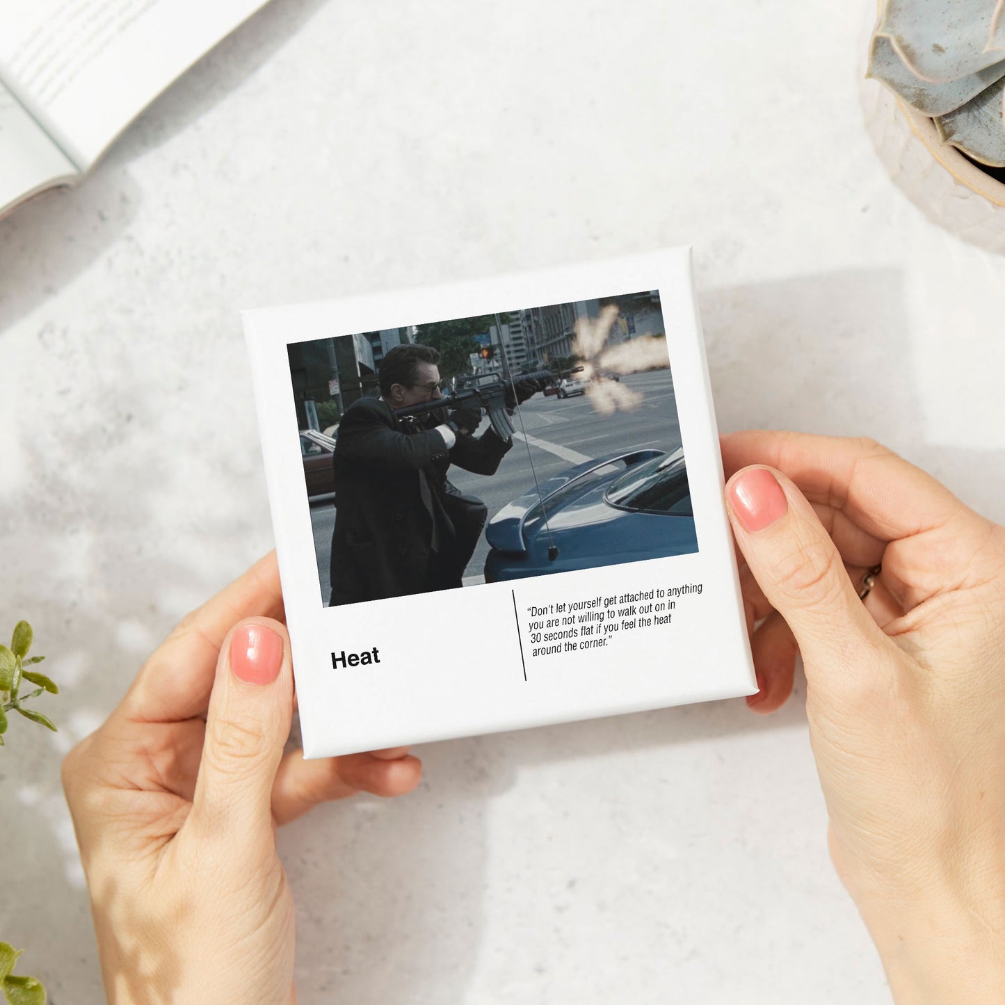 Heat Ceramic Movie Drinks Coaster