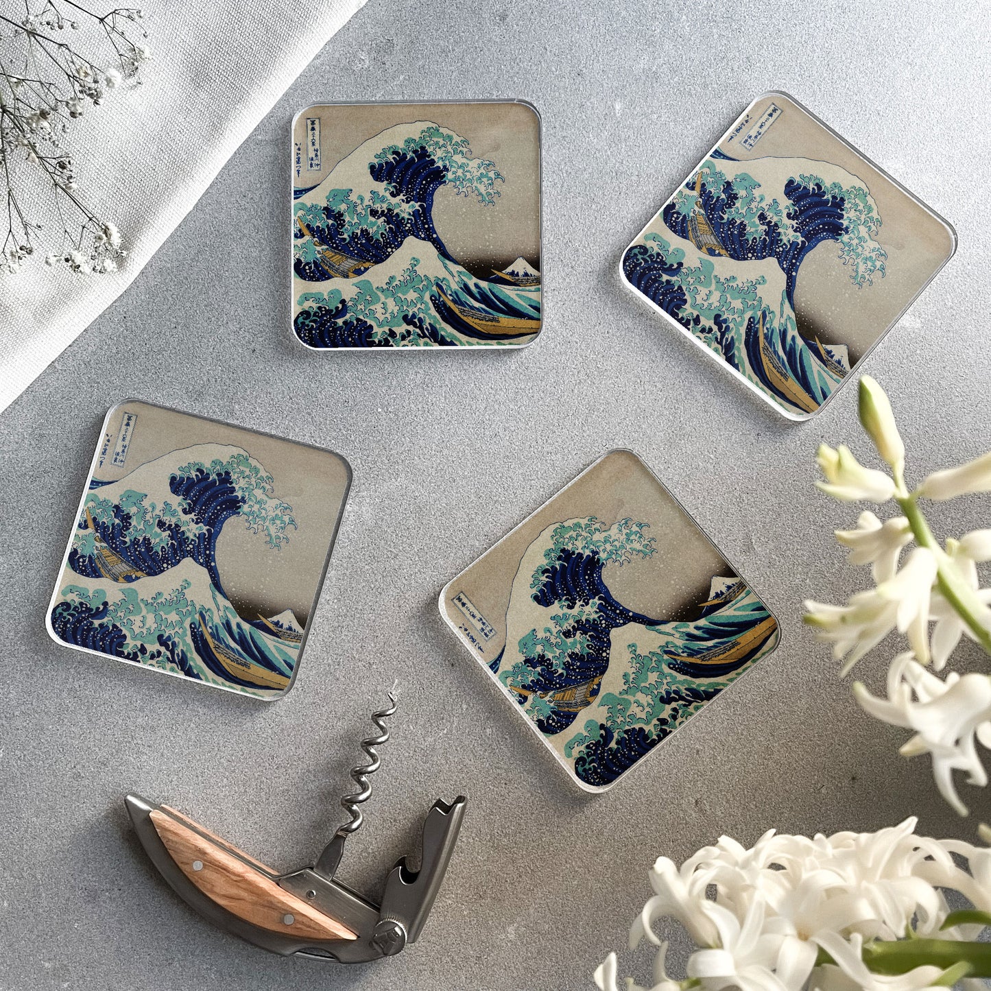 The Great Wave Acrylic Art Coaster