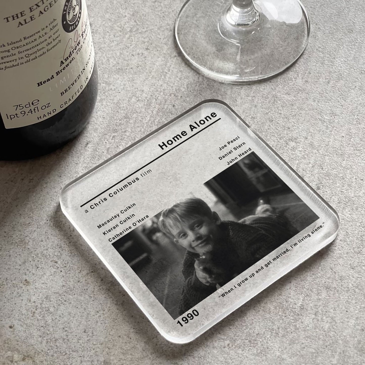 Home Alone Movie Film Coaster