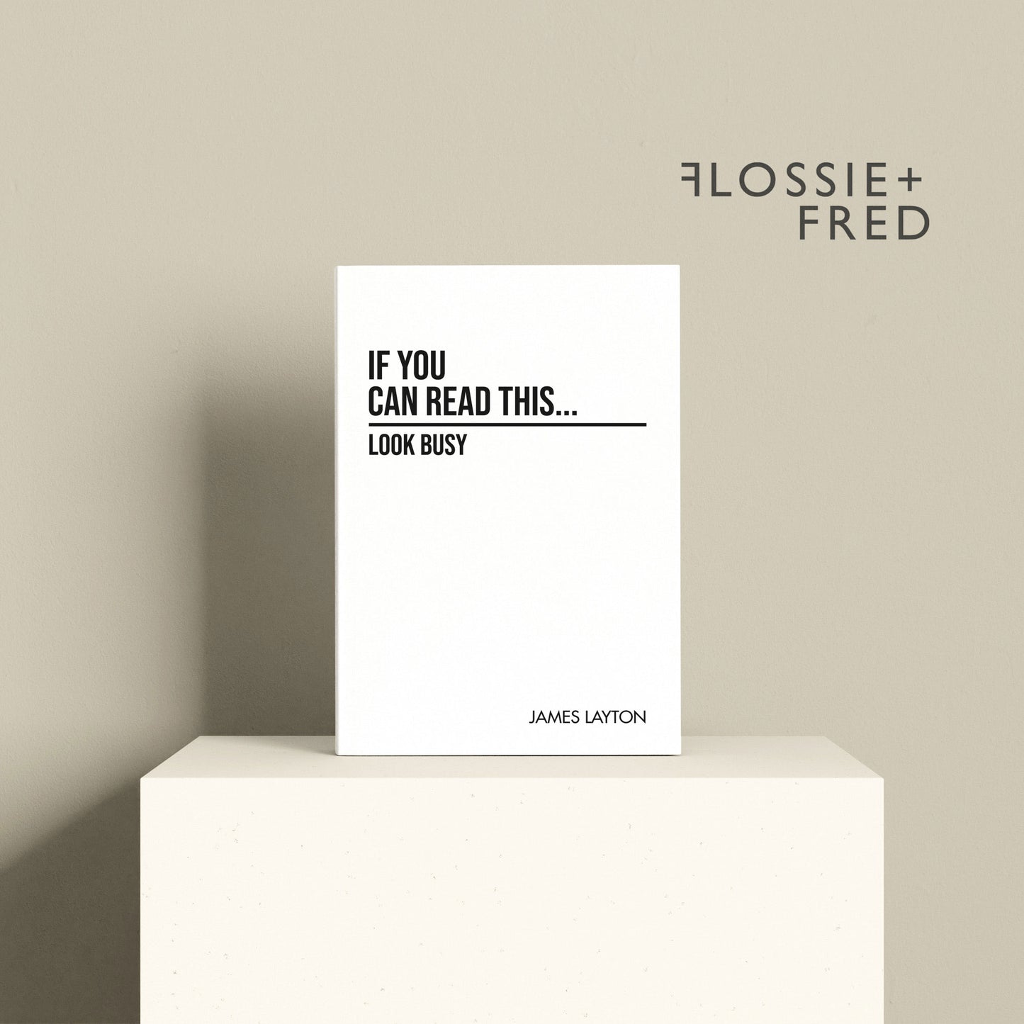 Funny Personalised "If You Can Read This" Notebook