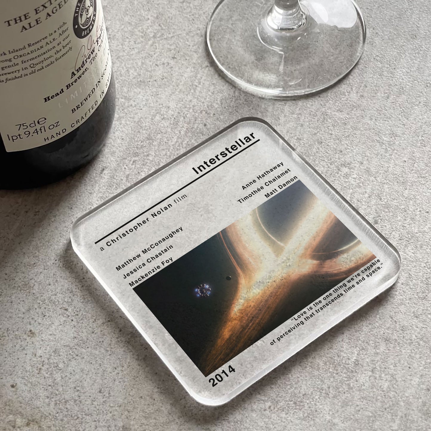 Interstellar Movie Film Coaster