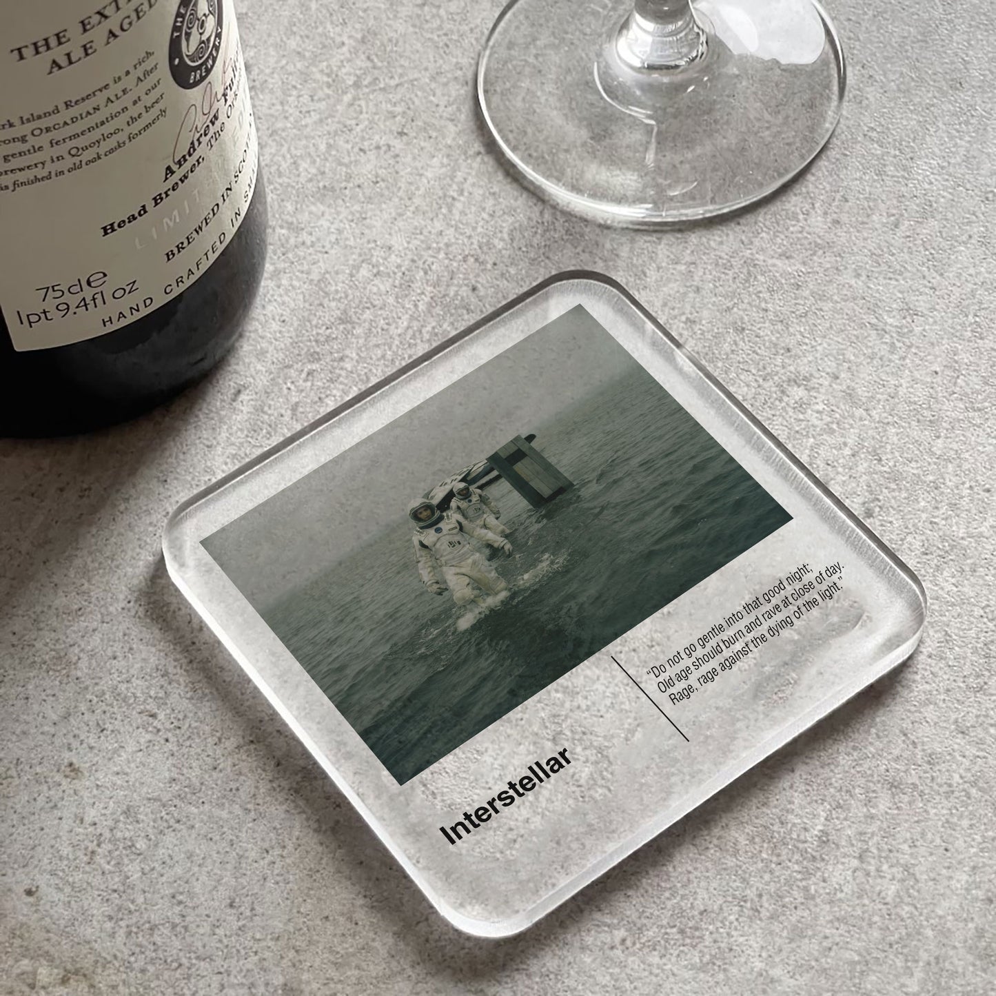Interstellar Movie Drinks Coaster