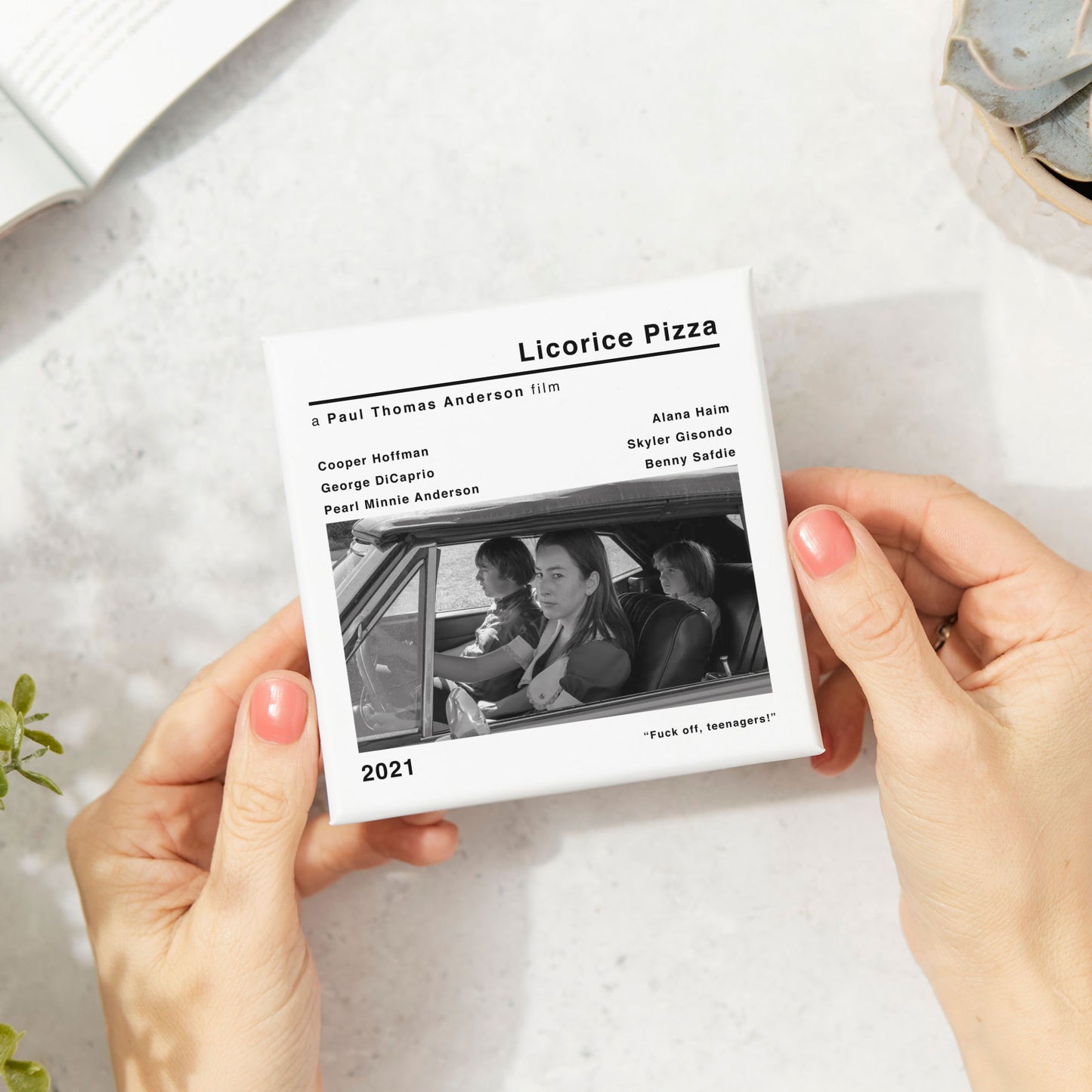 Licorice Pizza Movie Film Coaster