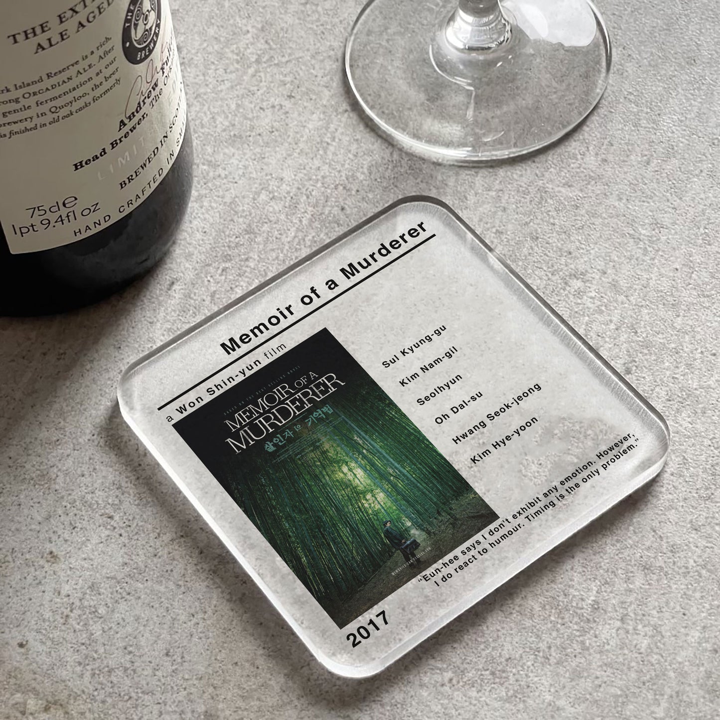 Memoir Of A Murderer Movie Film Coaster