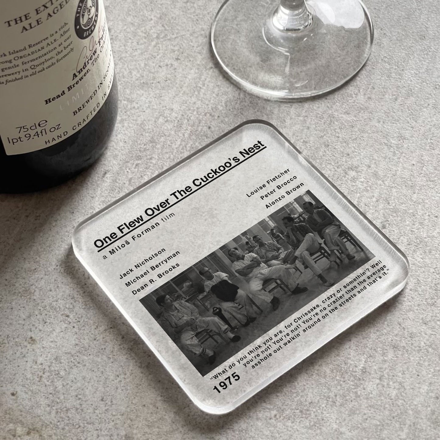 One Flew Over The Cuckoo's Nest Movie Film Coaster