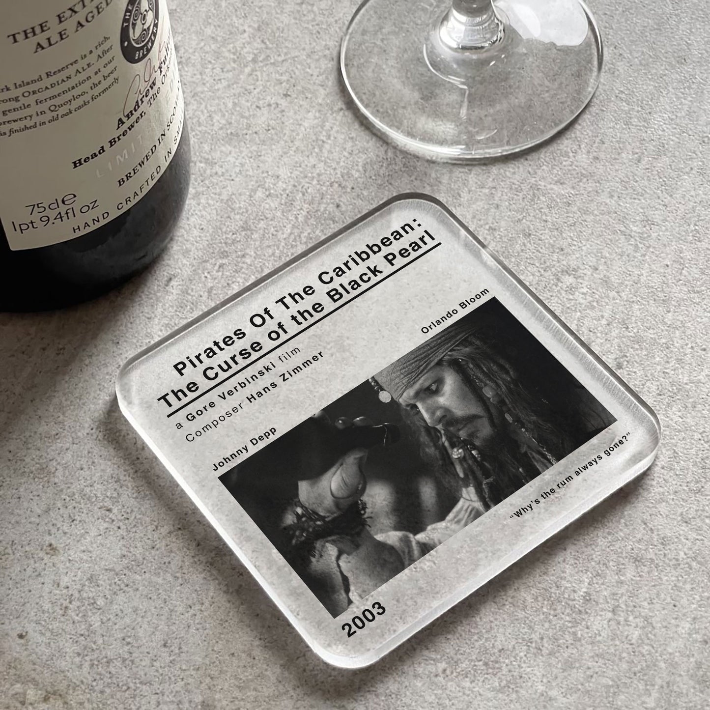 Pirates Of The Carribean Movie Film Coaster