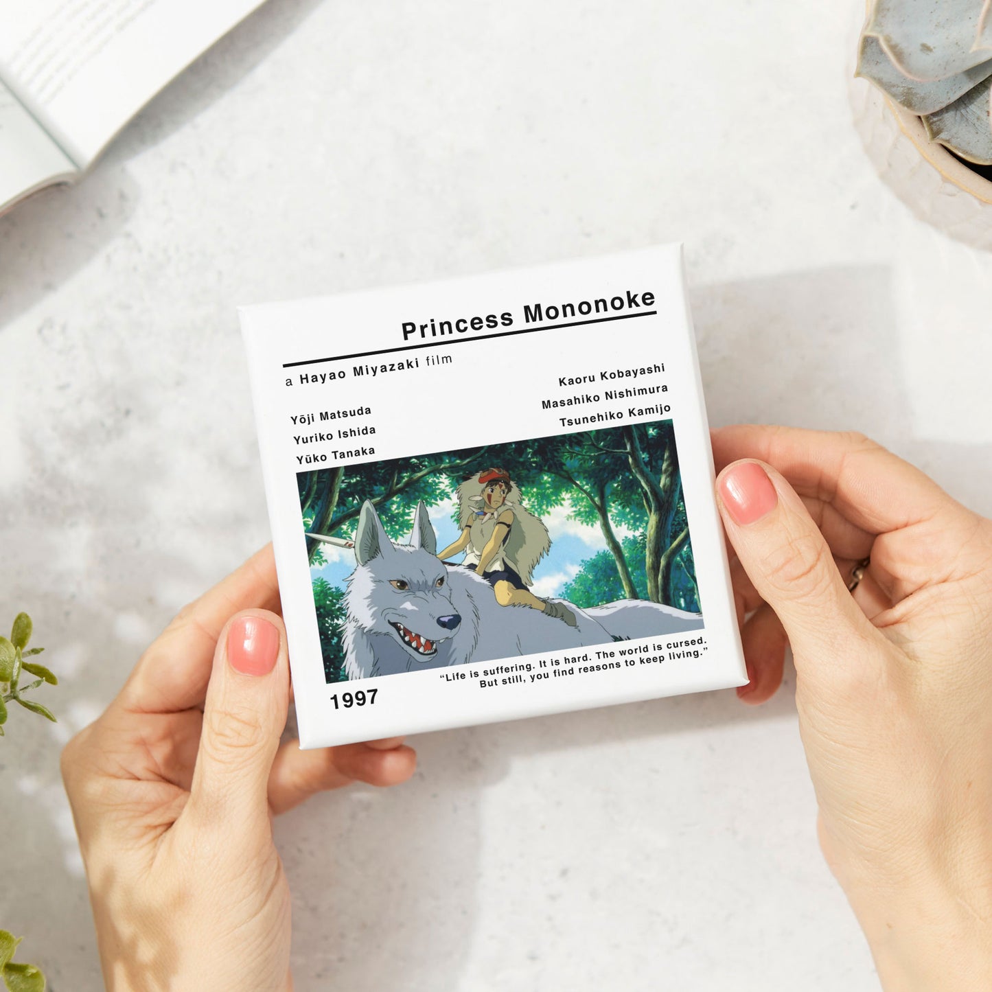 Princess Mononoke Movie Film Coaster