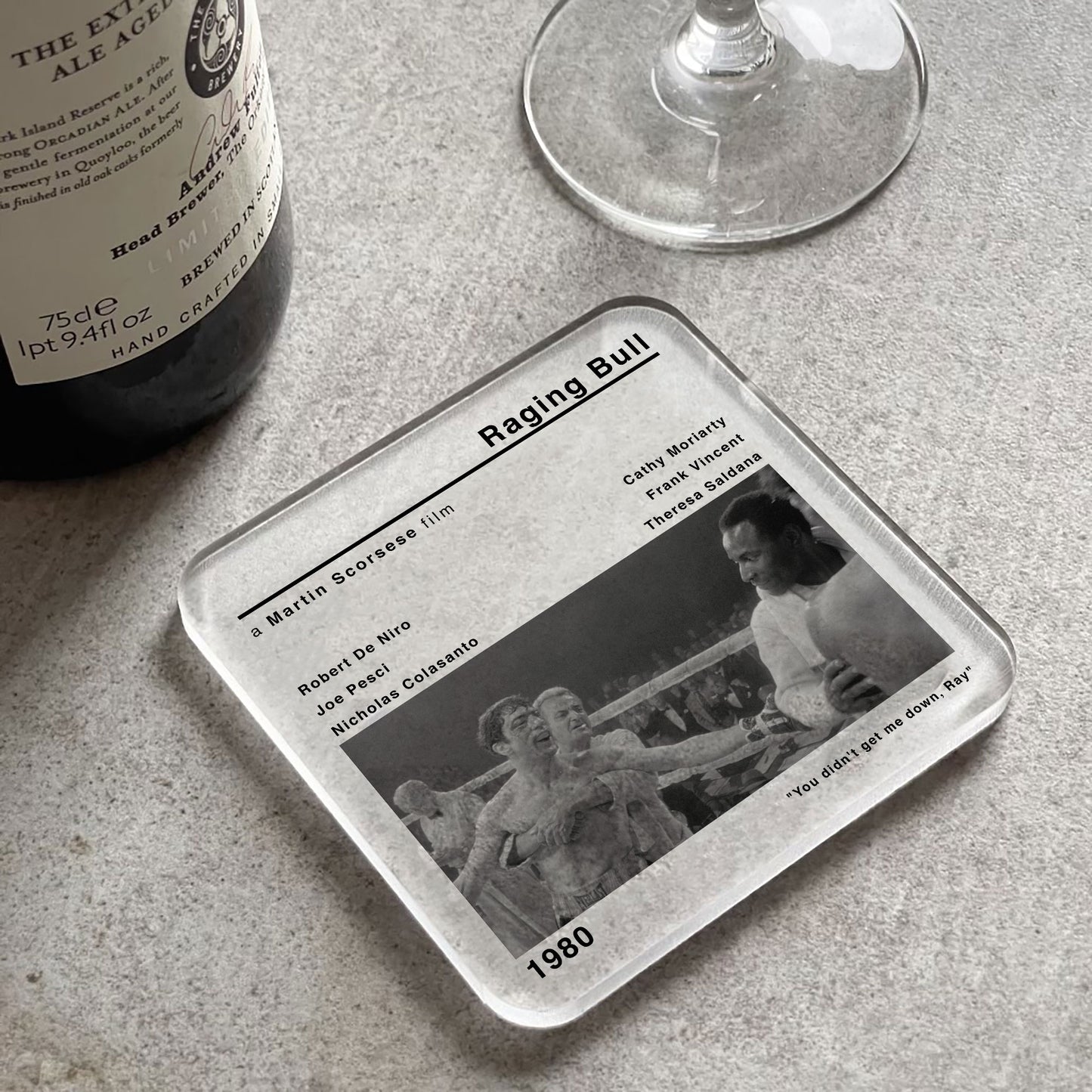 Raging Bull Movie Film Coaster