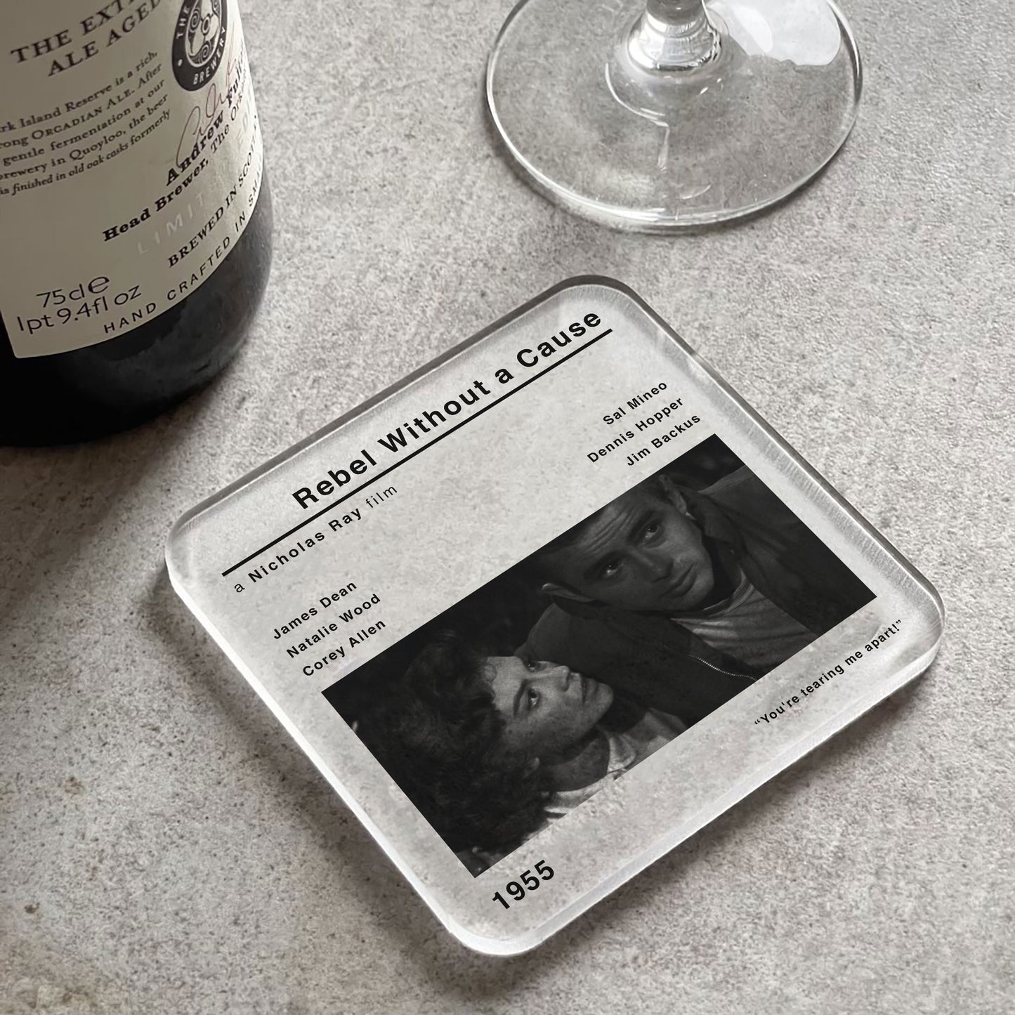 Rebel Without A Cause Movie Film Coaster