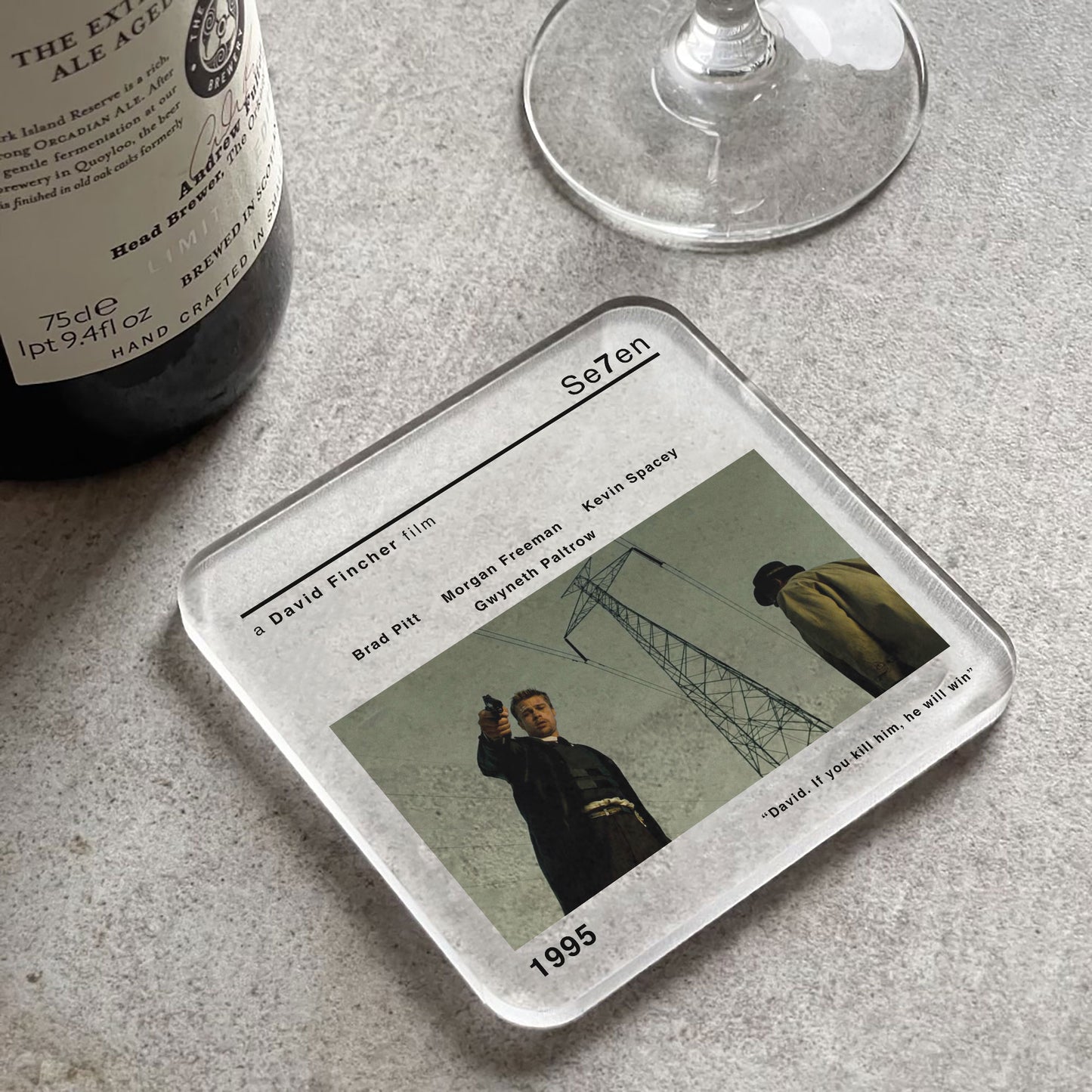 Seven (Se7en) Movie Film Coaster