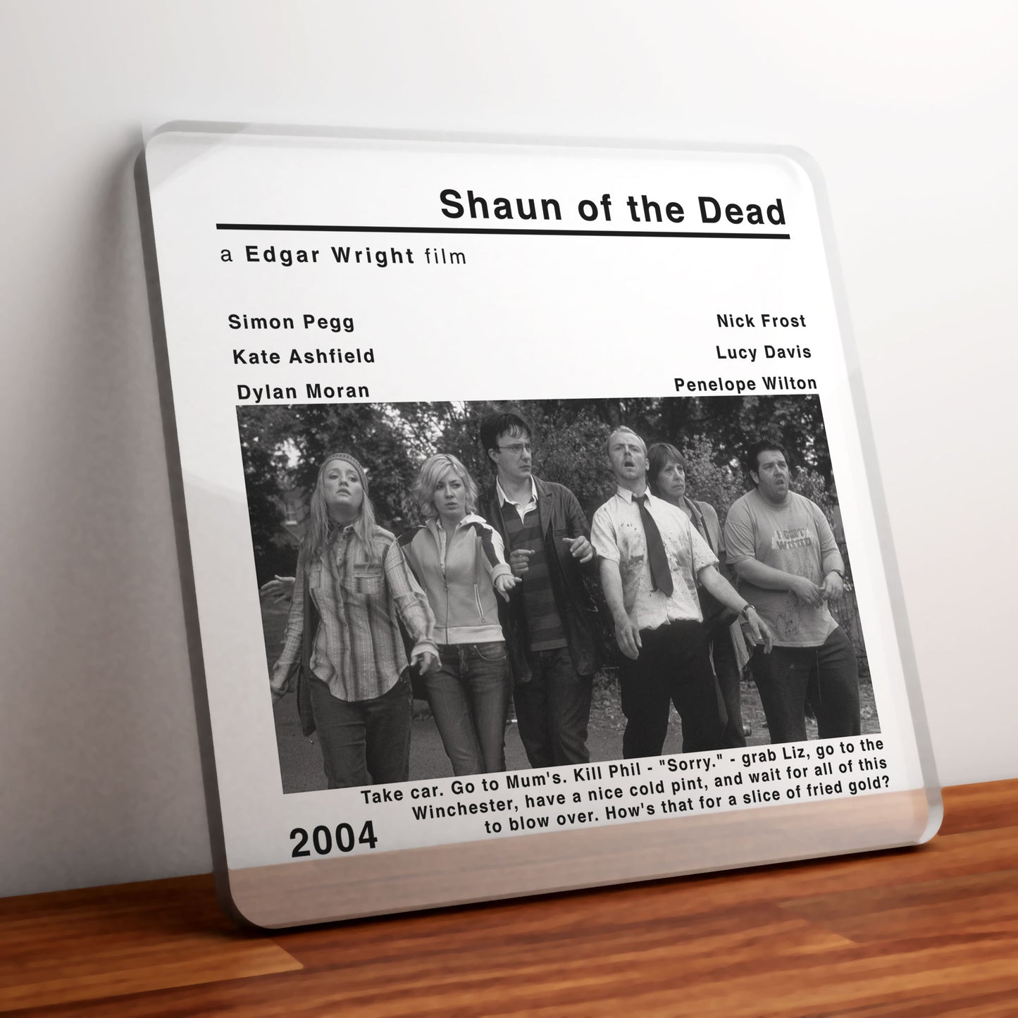 Shaun of the Dead Movie Film Coaster