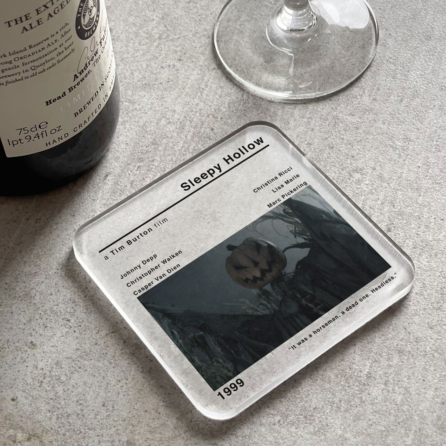 Sleepy Hollow Movie Film Coaster