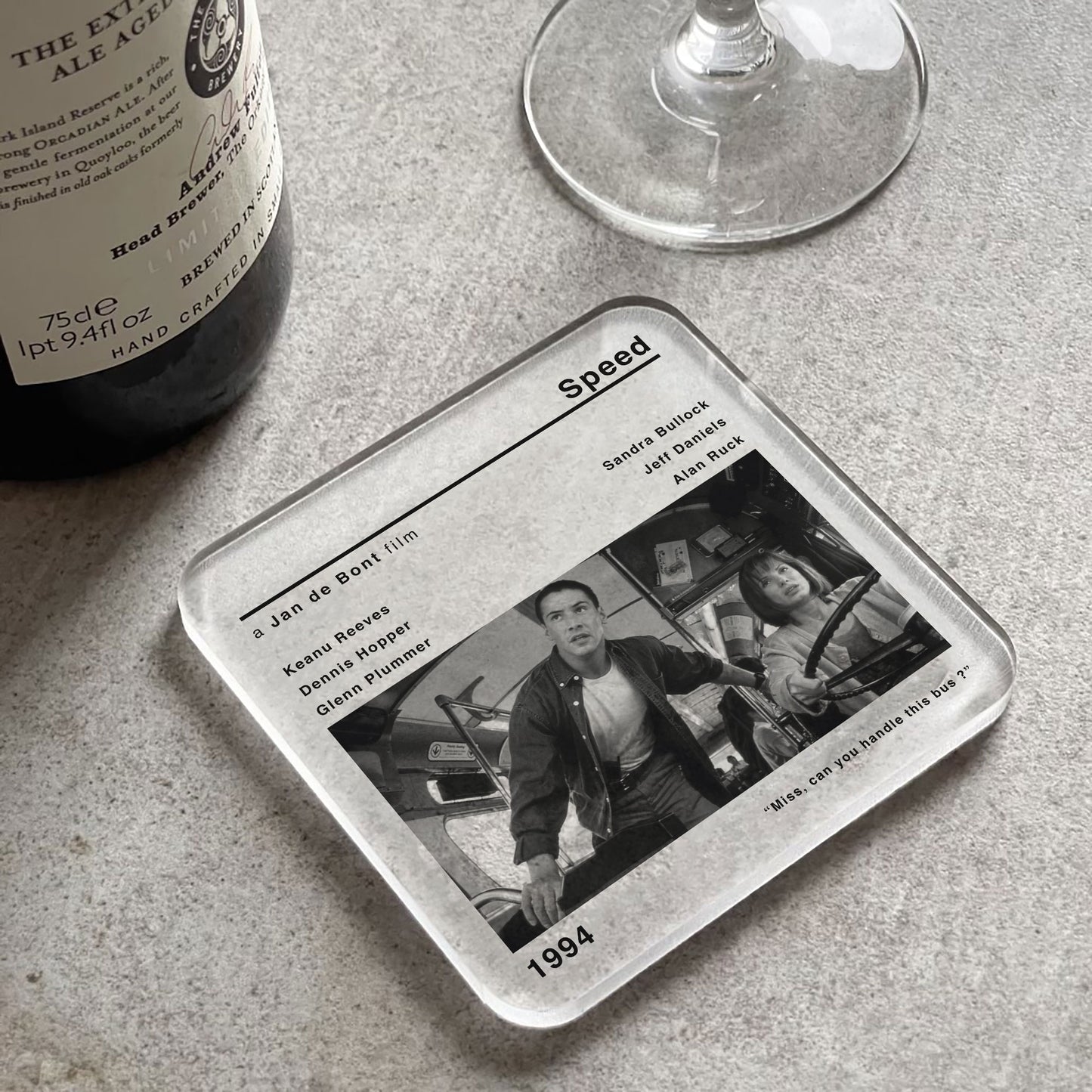 Speed Movie Film Coaster