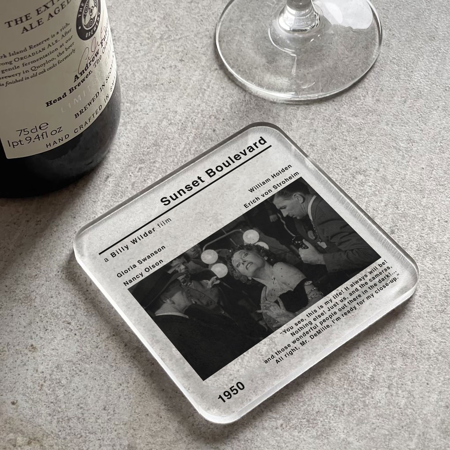 Sunset Boulevard Movie Film Coaster