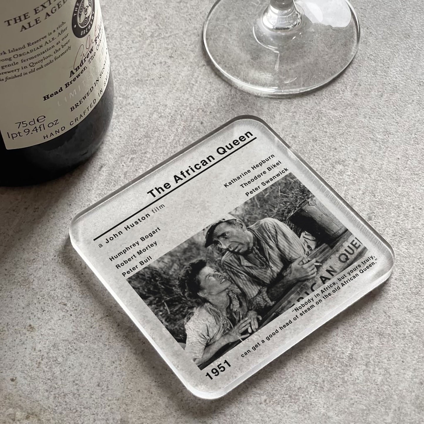 The African Queen Movie Film Coaster