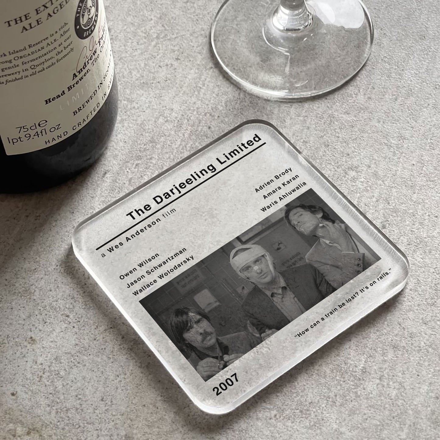 The Darjeeling Limited Movie Film Coaster