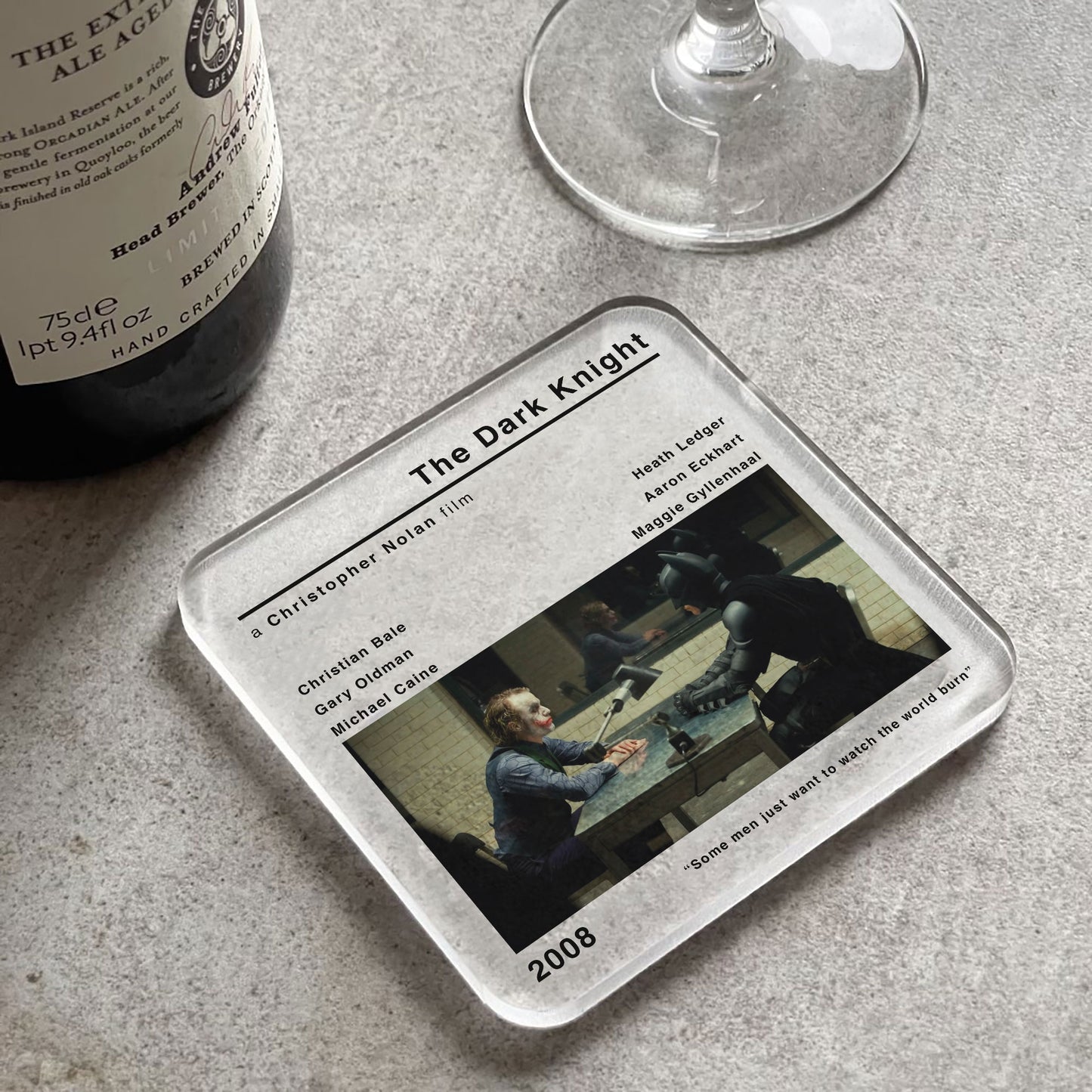 The Dark Knight Movie Film Coaster