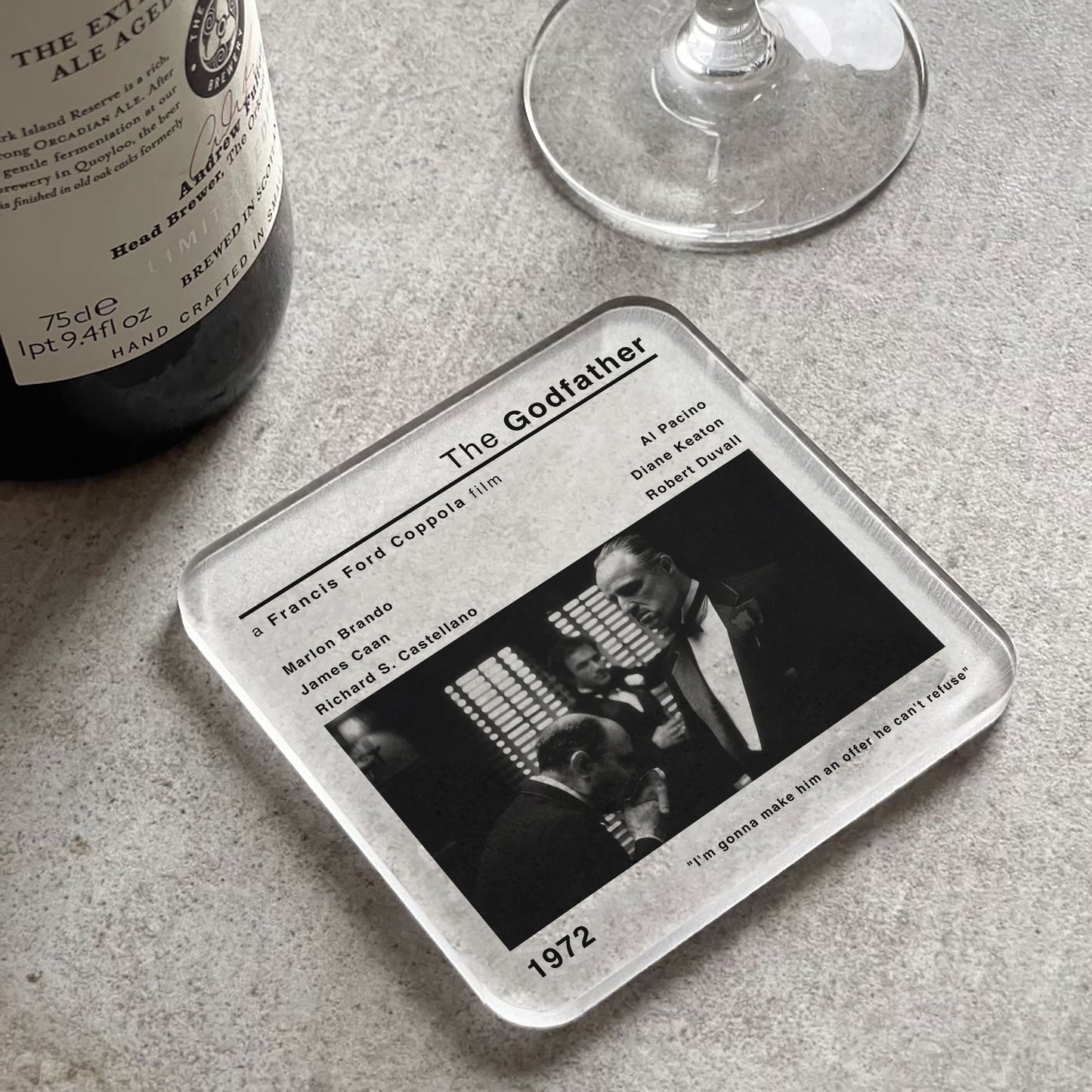 The Godfather Movie Film Coaster