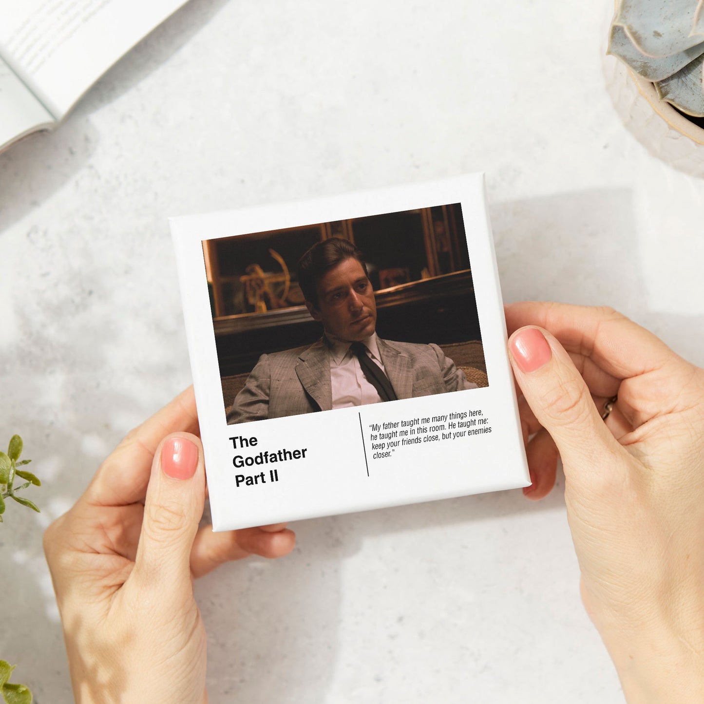 The Godfather II Movie Drinks Coaster