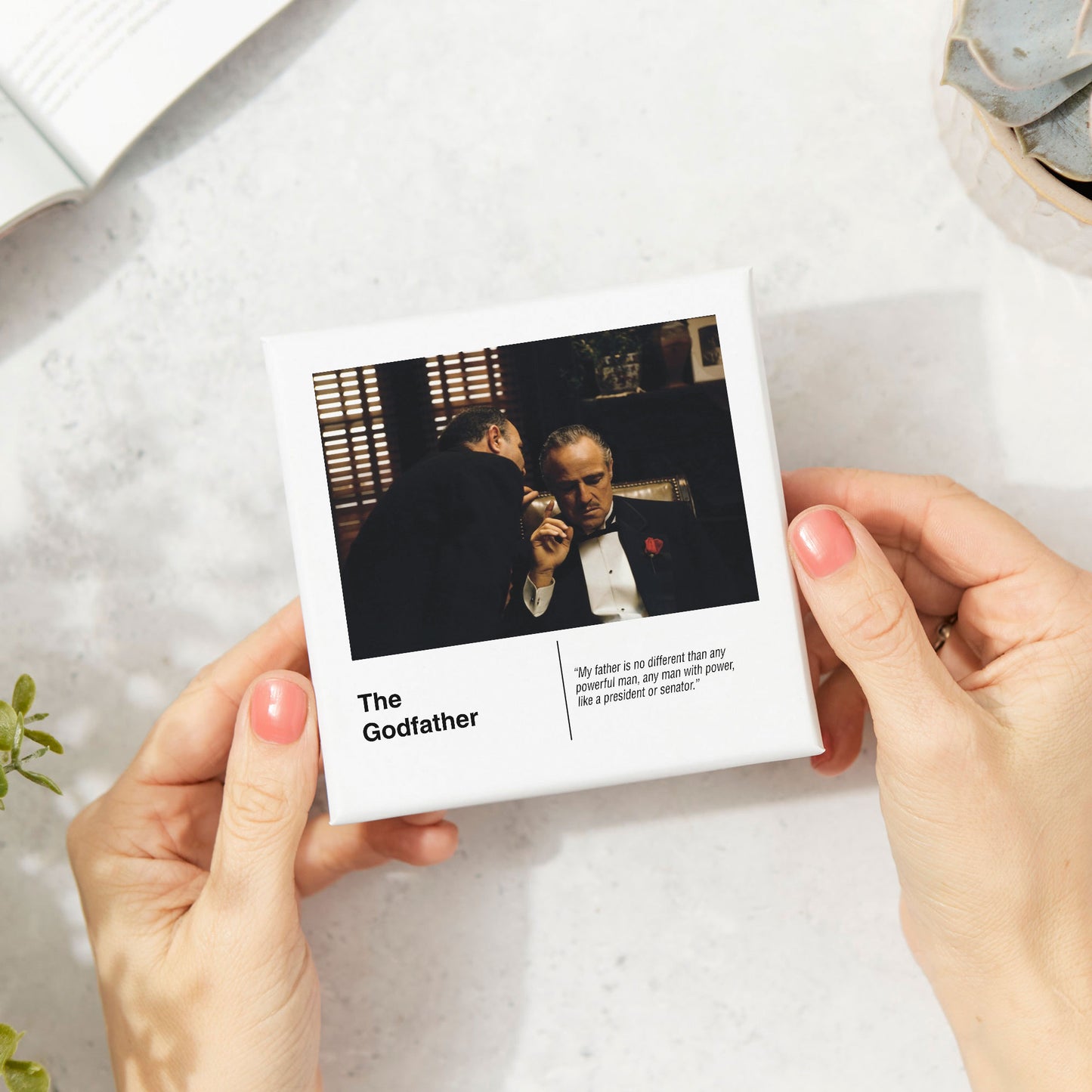 The Godfather Movie Drinks Coaster