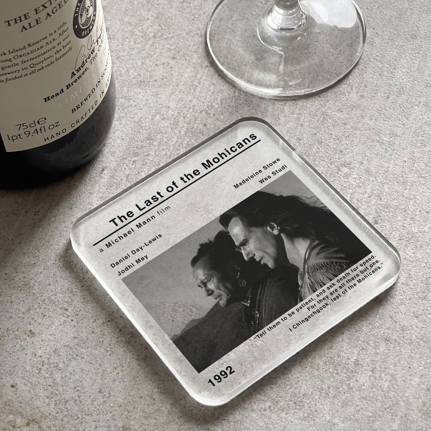 The Last Of The Mohicans Movie Film Coaster